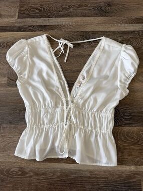 Wayf White Blouse